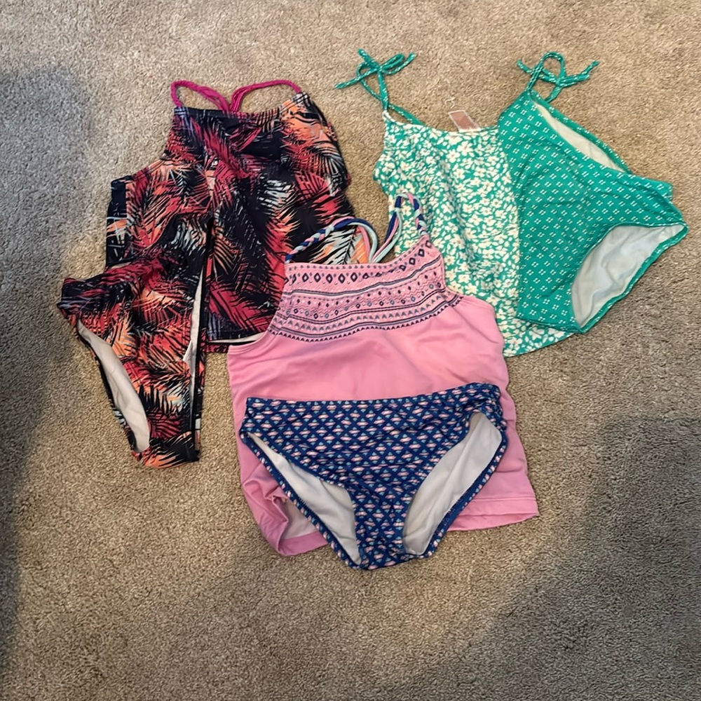 Set of 3 Girls Tankinni